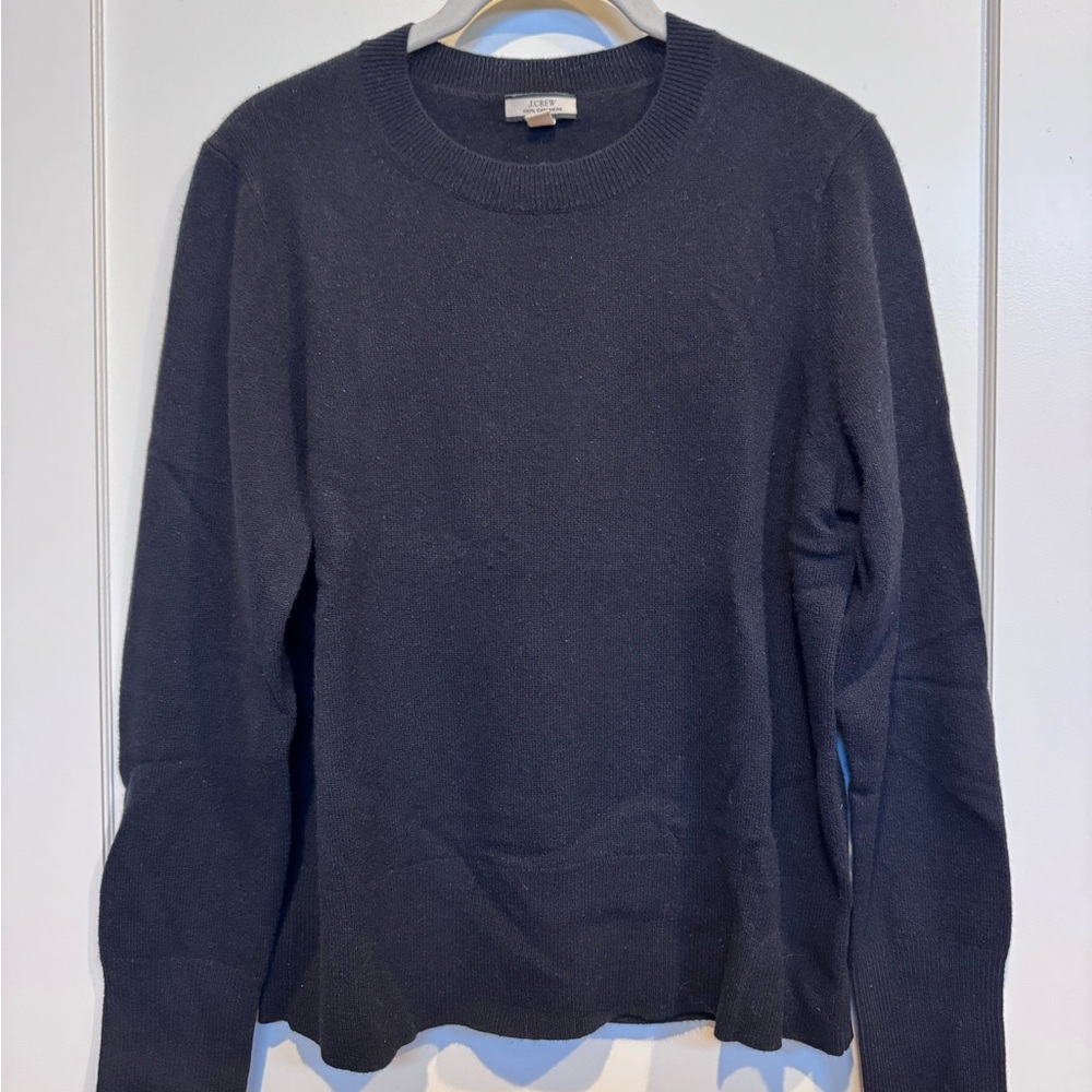 J. Crew Black Cashmere Sweater